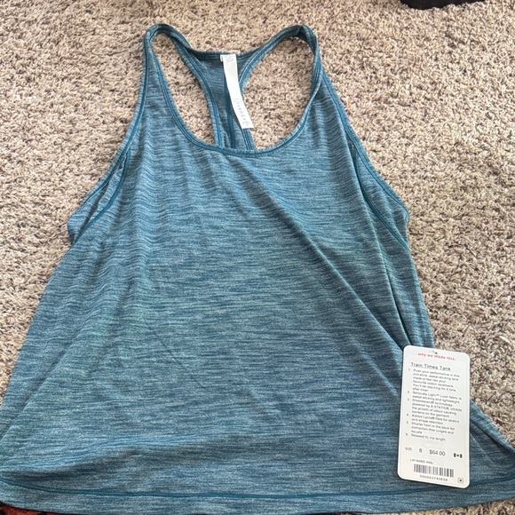 lululemon athletica Teal Tank Top - Picture 1 of 5